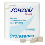 Sofcanis supplment nutritionnel chat croissance 50 comprims