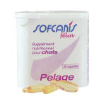 Sofcanis supplement nutritionnel chat pelage 30 capsules