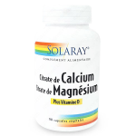 Solaray calcium + magn�sium + vitamine d 90 capsules v�g�tales