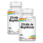 Solaray citrate de magn�sium lot de 2 - 90 capsules v�g�tales