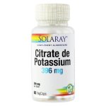Solaray citrate de potassium 396mg 60 capsules v�g�tales
