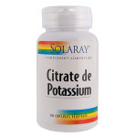 Solaray citrate de potassium 99mg 60 capsules v�g�tales
