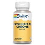 Solaray picolinate de chrome - 200 mcg - 50 comprim�s