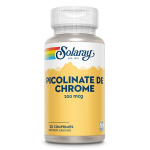 Solaray picolinate de chrome - 200 mcg - 50 comprims