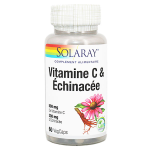 Solaray vitamine c & echinace 60 capsules