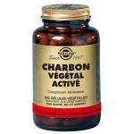 Solgar charbon végétal activé 100 gélules végétales Solgar charbon végétal activé 100 gélules végétales