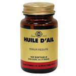 Solgar huile d'ail 100 softgels Solgar huile d'ail 100 softgels