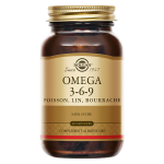 Solgar omega 3 - 6 - 9 poisson lin bourrache 60 softgels