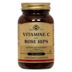 Solgar vitamine c 500 avec rose hips 100 comprims