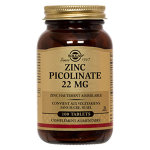 Solgar zinc picolinate 22mg 100 comprims