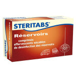 Stéritabs comprimés de désinfection des réservoirs 36 comprimés Stéritabs comprimés de désinfection des réservoirs 36 comprimés