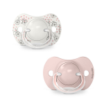 Suavinex lot de 2 sucettes symétriques sx pro 0 / 6 mois walk in the park rose Suavinex lot de 2 sucettes symétriques sx pro 0 / 6 mois walk in the park rose