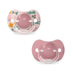 Suavinex lot de 2 sucettessymtriques sx pro 18m + walk in the park nude