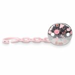 Suavinex accessoires attache - sucette joya bijou memories rose