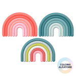 Suavinex anneau de dentition silicone �tape 1 arc en ciel