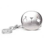 Suavinex attache sucette chainette plastique gris