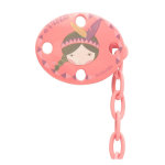Suavinex attache sucette indien rose