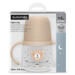 Suavinex biberon � anses + 6 mois wild&free night and day marron 150ml