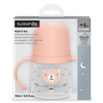 Suavinex biberon � anses + 6 mois wild&free night and day rose 150ml