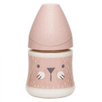 Suavinex premium biberon débit lent 150ml lapin rose Suavinex premium biberon débit lent 150ml lapin rose