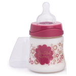 Suavinex biberon silicone 3 vitesses couture beautiful flower rose 150ml