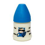Suavinex biberon silicone physiologique héros bleu 150ml Suavinex biberon silicone physiologique héros bleu 150ml