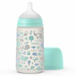 Suavinex biberon tétine symétrique sx pro m memories vert 270ml Suavinex biberon tétine symétrique sx pro m memories vert 270ml