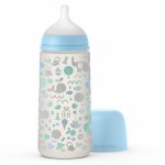 Suavinex biberon tétine symétrique sx pro l memories bleu 360ml Suavinex biberon tétine symétrique sx pro l memories bleu 360ml