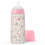 Suavinex biberon tétine symétrique sx pro l memories rose 360ml Suavinex biberon tétine symétrique sx pro l memories rose 360ml