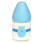 Suavinex biberon en verre meaningful life ours bleu 120ml