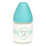 Suavinex biberon en verre meaningful life vert ple 120ml