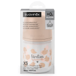 Suavinex biberon verre t�tine sxpro xs birdies rose 120ml
