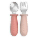 Suavinex couverts d'apprentissage rose