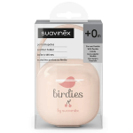 Suavinex porte - sucette birdies rose
