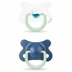 Suavinex sucette anatomique + 2m night & day bleu lot de 2 Suavinex sucette anatomique + 2m night & day bleu lot de 2