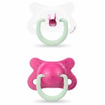 Suavinex sucette anatomique + 2m night & day rose lot de 2 Suavinex sucette anatomique + 2m night & day rose lot de 2