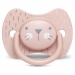 Suavinex sucette anatomique r�versible + 18m hygge baby moustache rose