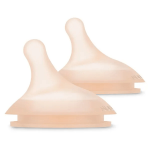 Suavinex t�tines pour biberon anti - colique zer�. zer� d�bit moyen / m x2