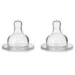 Suavinex ttine bout rond silicone dbit rapide + 4m lot de 2
