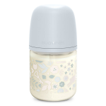 Suavinex, wonderland, biberon verre ttine sxpro s - wonderland bleu - 120ml