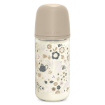 Suavinex, wonderland, biberon verre ttine sxpro m - wonderland beige - 240ml
