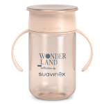 Suavinex, wonderland, tasse 360 + 12mois - wonderland rose - 340ml