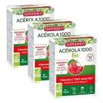 Superdiet ac�rola 1000 bio lot de 3 x 24 comprim�s