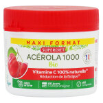 Superdiet acérola 1000 bio 60 comprimés à croquer Superdiet acérola 1000 bio 60 comprimés à croquer