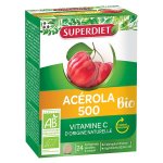 Superdiet acérola 500 bio 24 comprimés à croquer Superdiet acérola 500 bio 24 comprimés à croquer