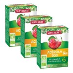 Superdiet ac�rola 500 bio lot de 3 x 24 comprim�s