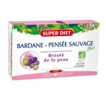 Superdiet bardane - pens�e sauvage bio - 20 ampoules de 15ml