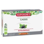 Superdiet cassis bio 20 ampoules