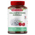 Superdiet collagène marin + vitamine c 180 comprimés Superdiet collagène marin + vitamine c 180 comprimés