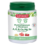 Superdiet complexe multivitamines et mineraux 150 glules